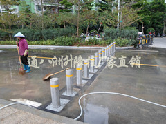 路障柱视频